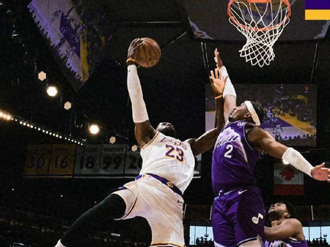 湖人力克爵士稳居西部第四 确定季后赛对阵火箭